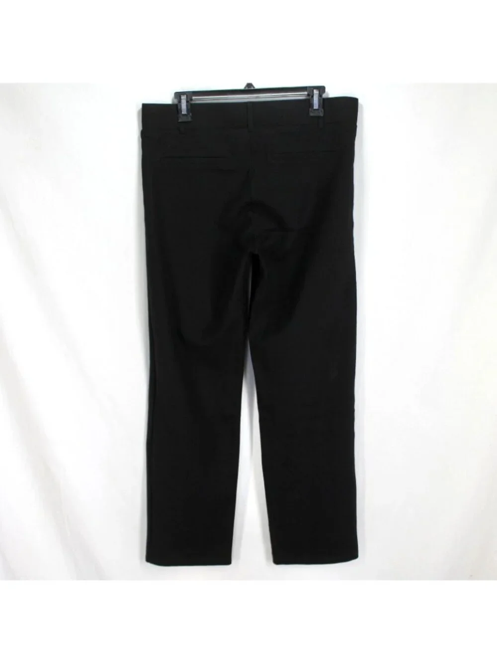 Betabrand Classic Dress Yoga Pants Womens Size PXL Black Straight Leg Ponte Knit